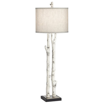 Pacific Coast White Forest 1-Light Table Lamp, Natural