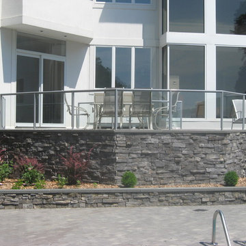 Glass rails