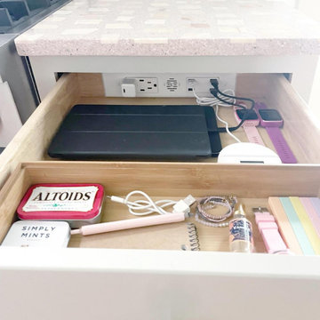 Kitchen In-Drawer Charging Outlets
