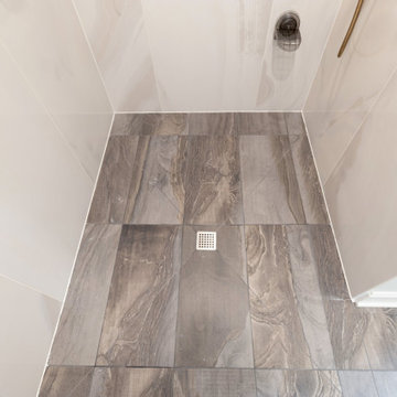 Coastal Casual Primary Bath Remodel Overland Park, KS