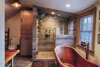 Inspiration for a cottage bathroom remodel in Other