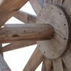 SamsGazebos 8-foot Craftsman Style Wood Water Wheel with Stand