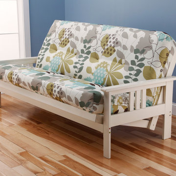 Monterey Antique White Frame with English Garden Mattress