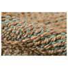 Amer Rugs Naturals NAT-5 Aqua Blue Flat-weave - 2'x3' Rectangle Area Rug