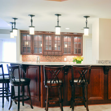 A New Attractive Basement for Today's Family Entertainment