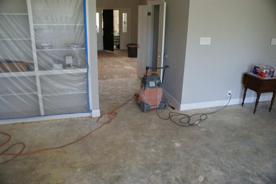 Westlake dark wood floors