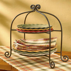 Cottage Style Plate Stand - Plate Stands And Hangers