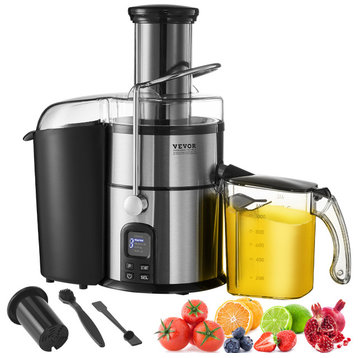 VEVOR Centrifugal Juicer Machine Fruits Vegetables Juice Extractor 850W 5 Speeds