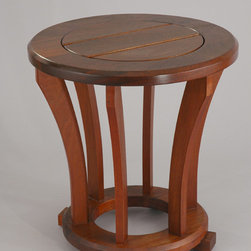 Billups Round Side Table - Art | Harrison Collection - Outdoor Side Tables