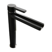 Waterfall Bathroom Faucet, Black Matte
