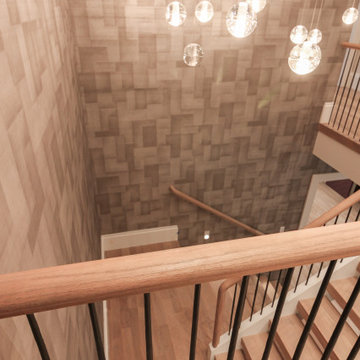 Project #81 | Modern Staircase with Integrated Seating