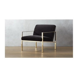 cue dark grey chair | CB2 - Dining Chairs