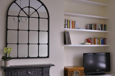 Alcove unit&floating shelves@Crouch End
