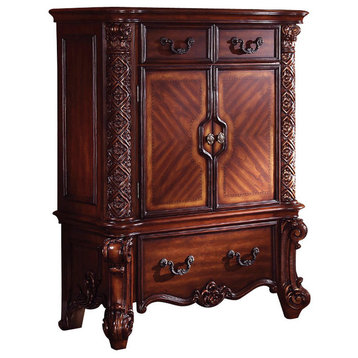 Acme Vendome Traditional Drawer Chest, Cherry