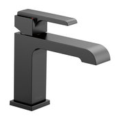 Delta Ara Single Handle Bathroom Faucet, Matte Black, 567LF-BLLPU