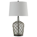 StyleCraft Home Collection - Cayos Clear | Meshed Glass Traditional Table Lamp - Accent your decor with this lovely Table Lamp.