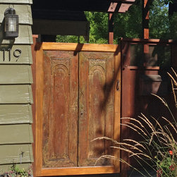 Balinese Doors Make A Unique Garden Gate - Home Fencing And Gates