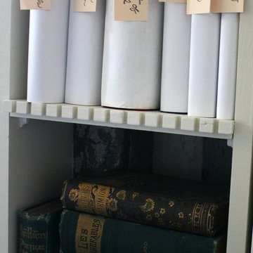 Close-Up of Book Shelf