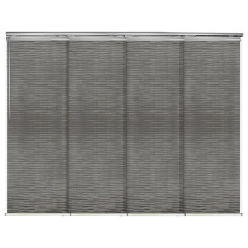 Kato 4-Panel Track Extendable Vertical Blinds 48-88"W