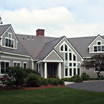 Metal Roofing - Oxford Metal Shingle in Shake Gray House 1