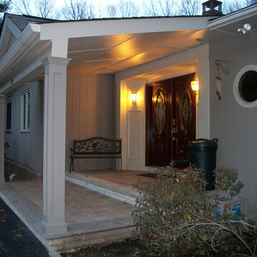 Front Entry Portico in Scotch Plains, NJ