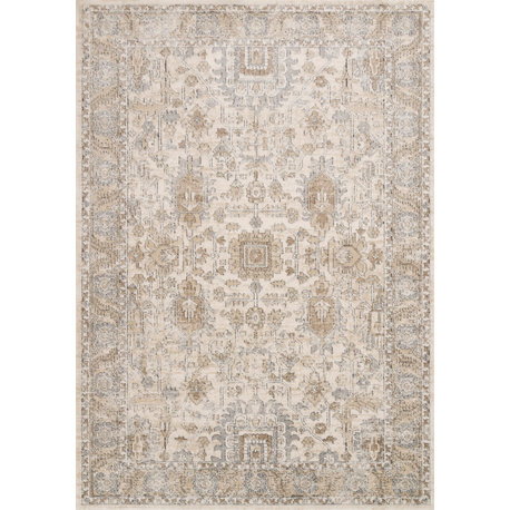 Teagan Area Rug by Loloi II, Ivory/Sand, 9'9"x13'6"