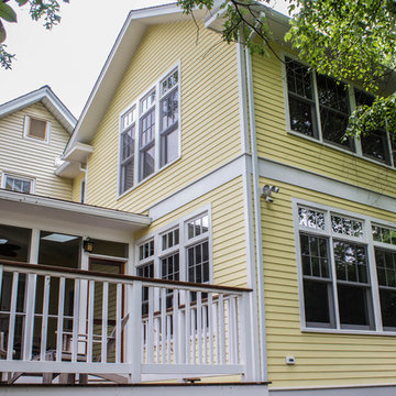 Two-Story Addition with Screen Porch and Deck