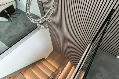 This is an example of a modern staircase in London.