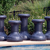 Pool Stool, Black Granite