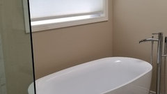 replacing drop in tub with freestanding