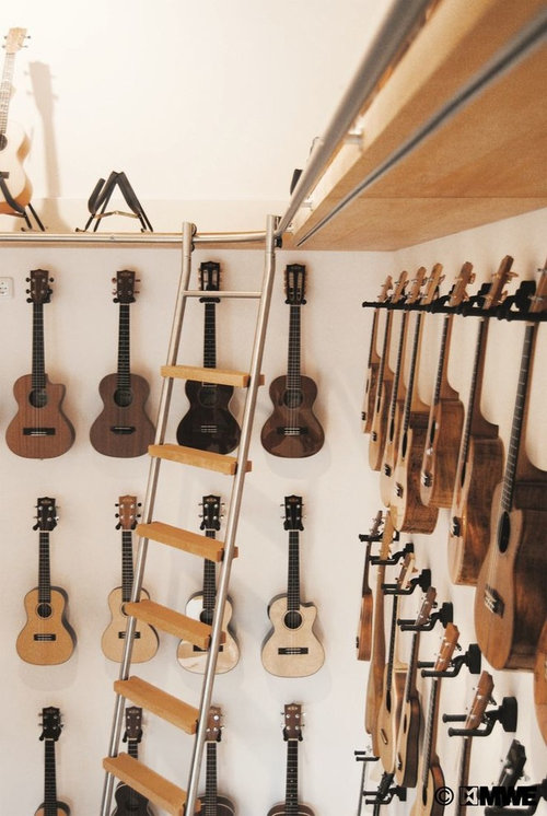 Vintage Guitar Collection Display