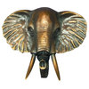 Traditional Bronze Elephant Head Door Knocker