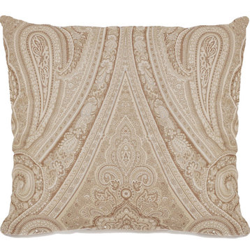 Paisley Taupe Pillow