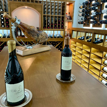 Miami Luxury Wine Cellar Table Custom-Made Not Only for Decanting