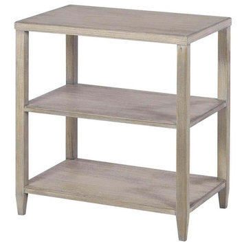 Classic Three-Tier Side Table - Greyed