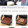 Handmade Bamboo Cushion Bamboo Mats Chair Cushion Car Mats,45x45 CM,Coffee