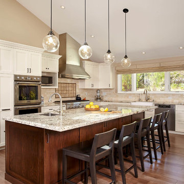 Large Kitchen Island Seats Family of Five
