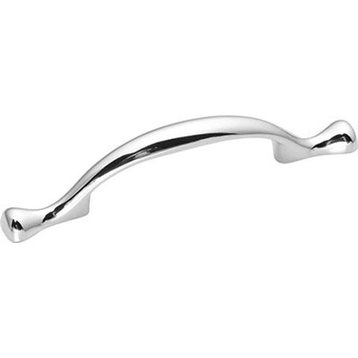 3 In. Conquest Polished Chrome Cabinet Pull, BPP14174-26