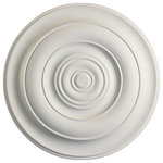 Udecor - MD-5357 Ceiling Medallion, Piece - Ceiling medallions and domes are manufactured with a dense architectural polyurethane compound (not Styrofoam) that allows it to be semi-flexible and 100% waterproof. This material is delivered pre-primed for paint. It is installed with architectural adhesive and/or finish nails. It can also be finished with caulk, spackle and your choice of paint, just like wood or MDF. A major advantage of polyurethane is that it will not expand, constrict or warp over time with changes in temperature or humidity. It's safe to install in rooms with the presence of moisture like bathrooms and kitchens. This product will not encourage the growth of mold or mildew, and it will never rot.