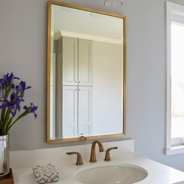 Soothing Transitional Bathroom Remodel