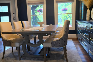 Dining room - transitional dining room idea in Chicago