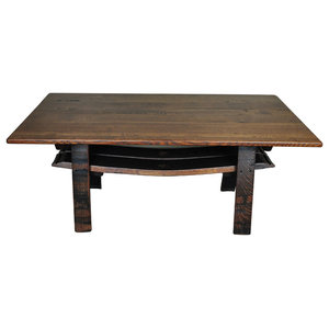 Cork And Barrel Coffee Table Rustic Coffee Tables By Alpine Wine Design Houzz