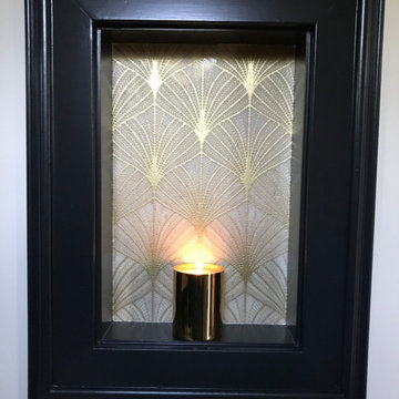 Builder grade powder room refresh