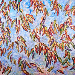 206 GILDED LEAVES - Paintings