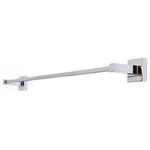 DGB Enterprises - Italia Capri 24" Towel Bar, Chrome - Enhance the look of your bathroom with the help of the Italia Collection. Featuring a distinct European flair, our high quality polished chrome finish will add the perfect touch to any bathroom. The Capri Series 24 inch towel bar offers a contemporary square back plate that matches many of today's popular faucets. The Capri Series has a unique disc mounting system that makes for easy installation. Specifications: Material: Brass. Finish: Polished Chrome. Product Width: 24.64 in. Product Back to Front Depth: 2.79 in. Overall Product Height: 1.88 in. Product Weight: 2 lbs.
