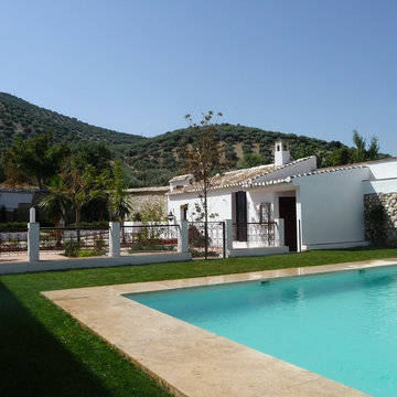 Jardín para Cortijo Rural