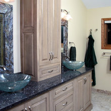 taupe cabinets