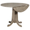 Sunset Trading French Twist 40" Round Drop Leaf Dining Table GL-3159