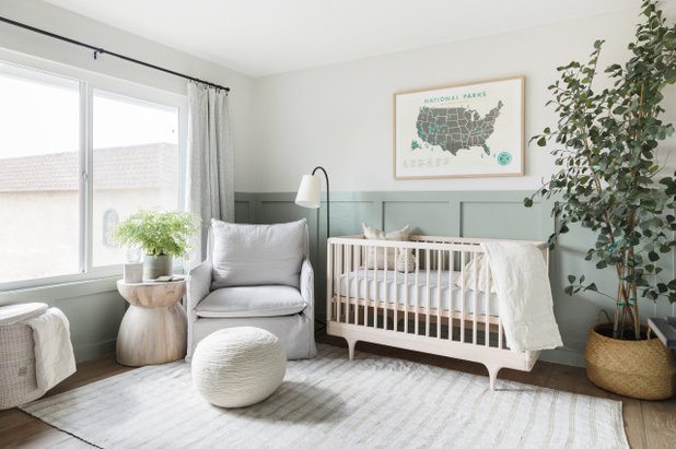 Transitional Nursery by Olive + Oak Interiors