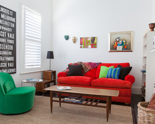 Green And Black Living Room | Houzz